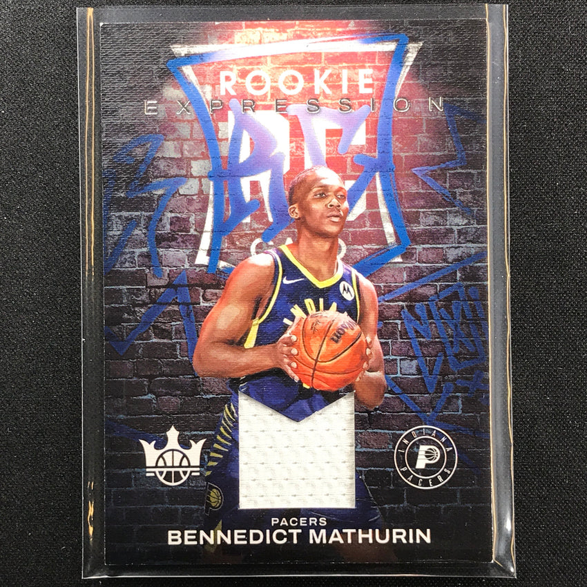 2022-23 Court Kings Bennedict Mathurin Rookie Expression Jersey No Bmp