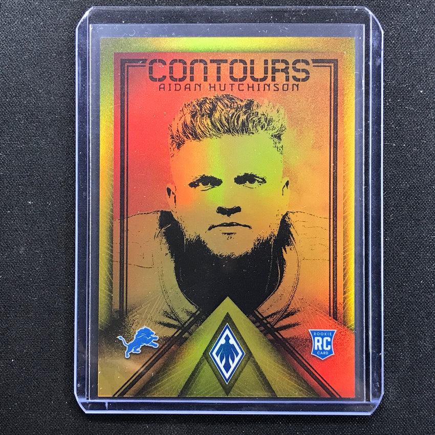 2022 Phoenix Aidan Hutchinson Rookie Contours Yellow 30/75