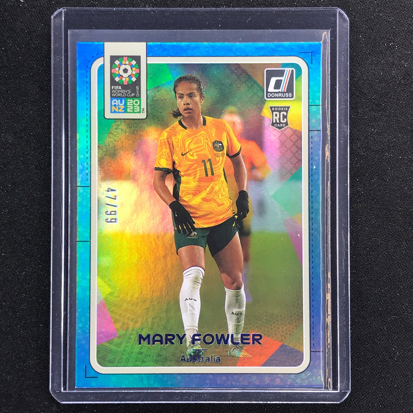 2023 Donruss Fifa Womens World Cup Mary Fowler Sp Rookie Blue 47/99 No 209