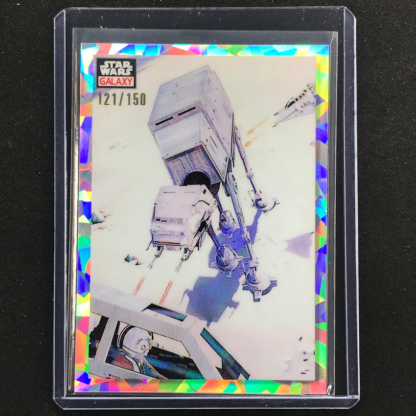 2023 Star Wars Galaxy Chrome Hoth From The Air Base Atomic 121/150 No 3