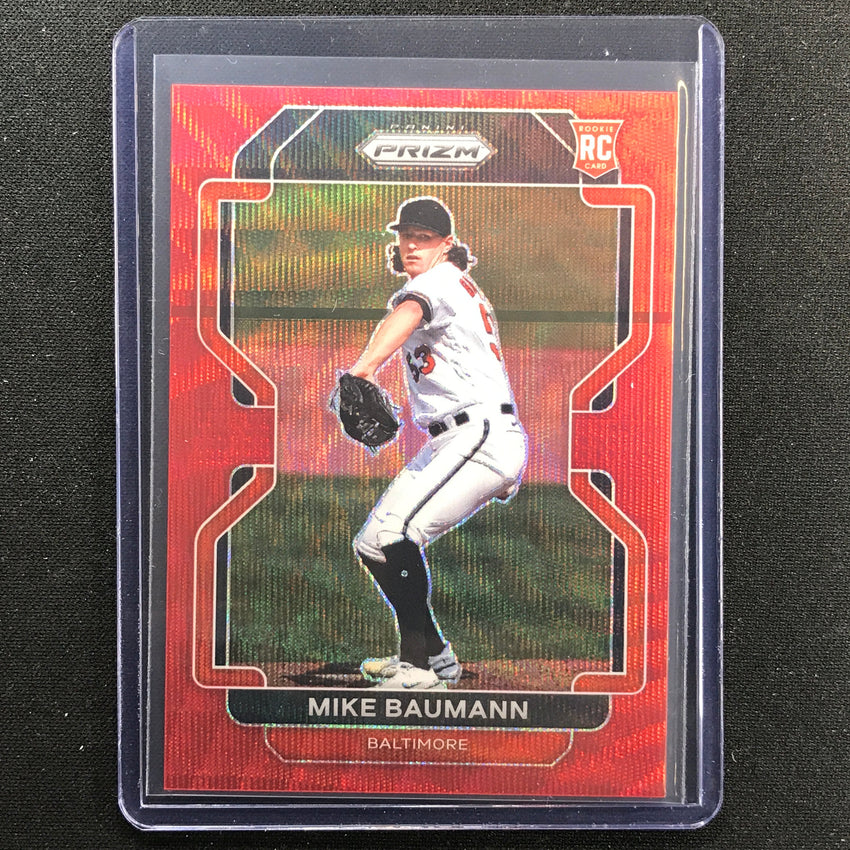 2022 Prizm Mike Baumann Tier I Rookie Red Wave 41/99