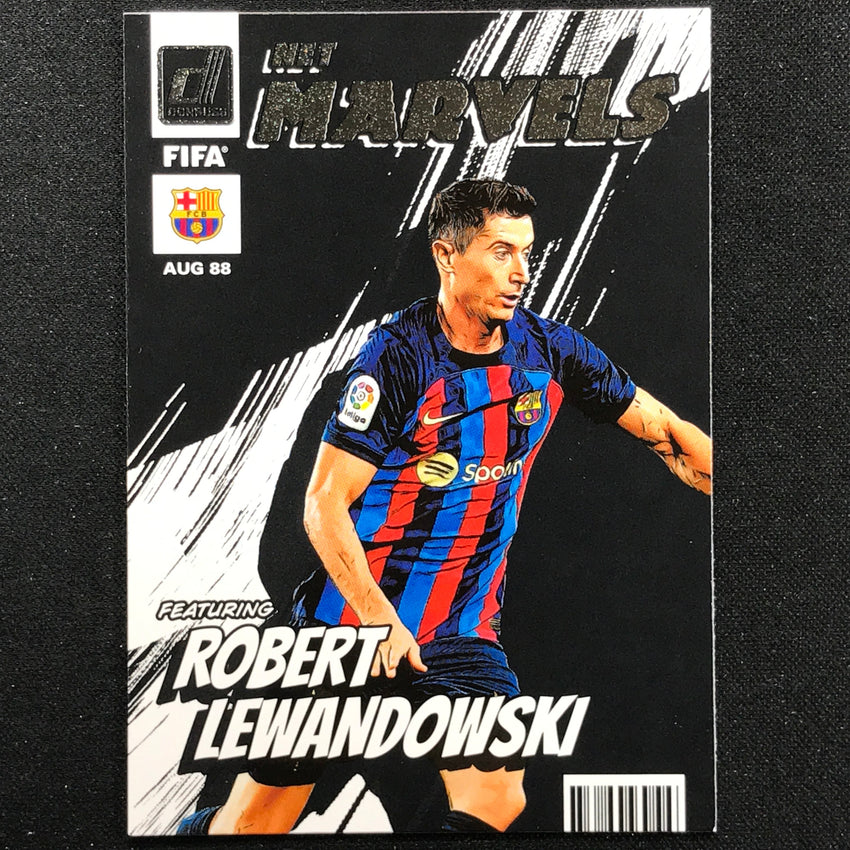 2022-23 Donruss FIFA ROBERT LEWANDOWSKI Net Marvels Silver #8