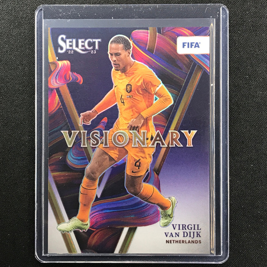 2022-23 Select FIFA VIRGIL VAN DIJK Visionary Silver SSP #22