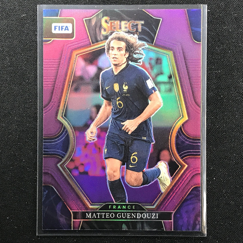 2022-23 Select FIFA MATTEO GUENDOUZI Mezzanine Purple 29/75 #128