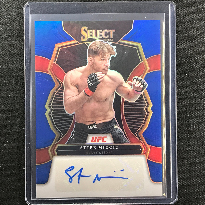 2023 Select Ufc Stipe Miocic Base Signatures Auto Blue 24/75