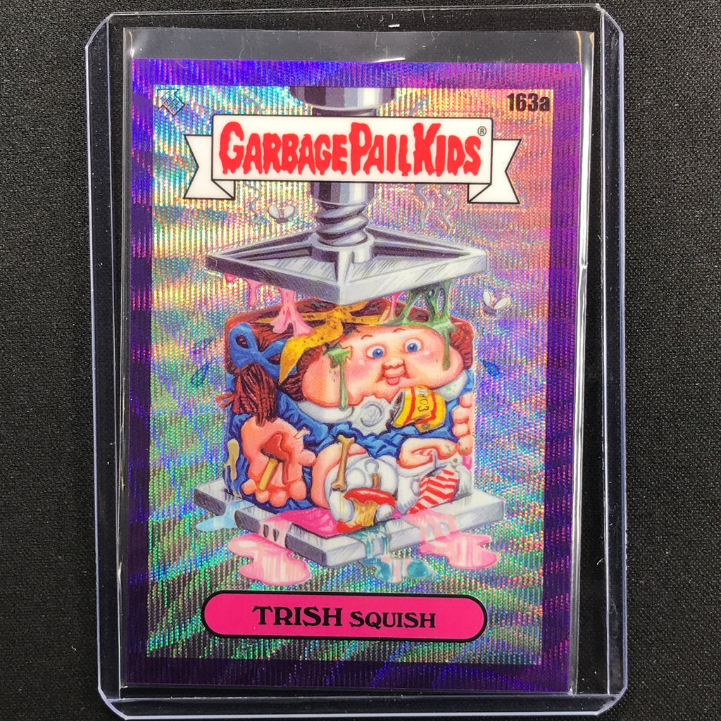 2021 Chrome Garbage Pail Kids GPK OS4 TRISH SQUISH Purple Wave /250 #1 ...