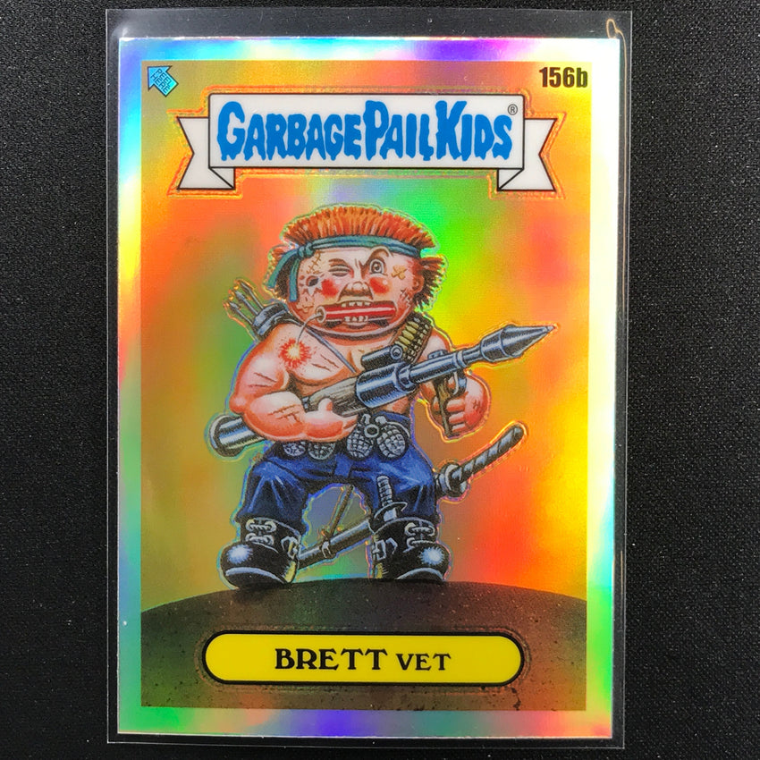 2021 Chrome Garbage Pail Kids GPK OS4 BRETT VET Refractor #156b