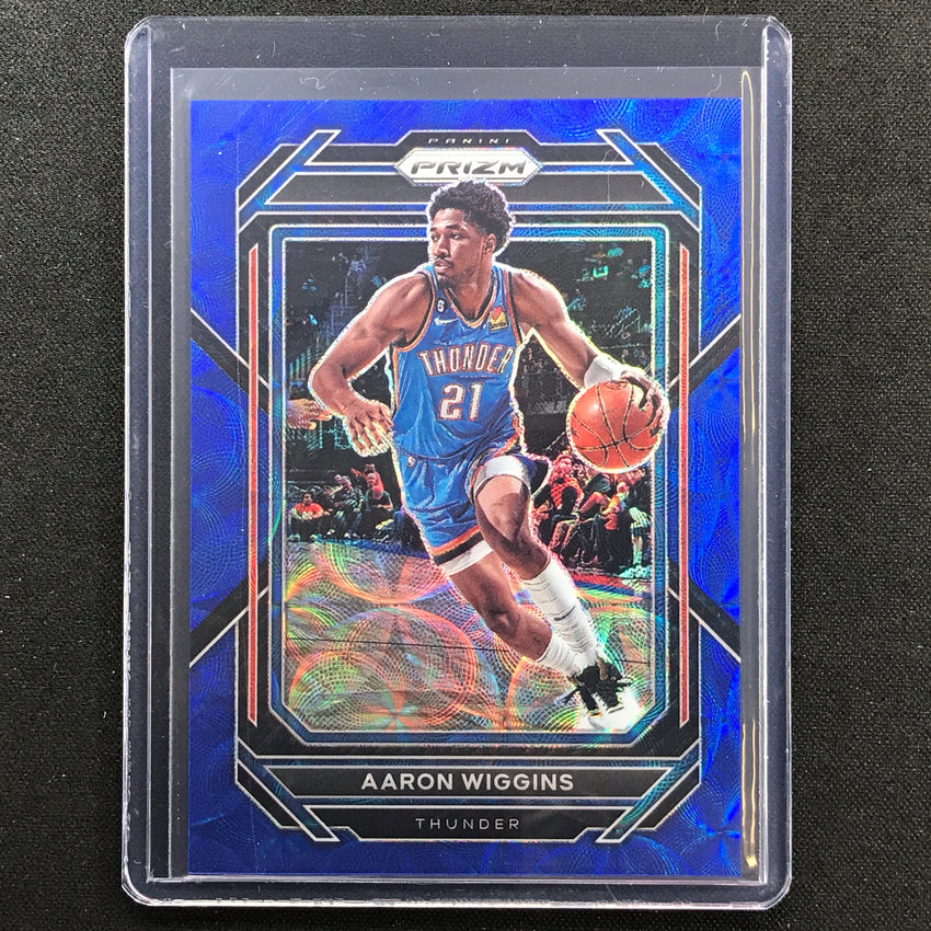 2022-23 Prizm Aaron Wiggins Choice Blue Scope 37/49