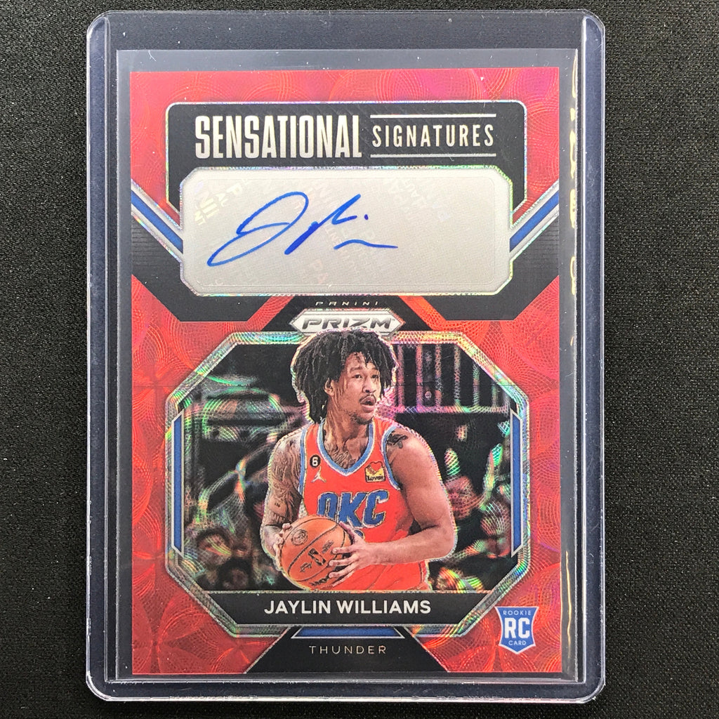 2022-23 Prizm JAYLIN WILLIAMS Sensational Signatures Rookie Auto Choic ...