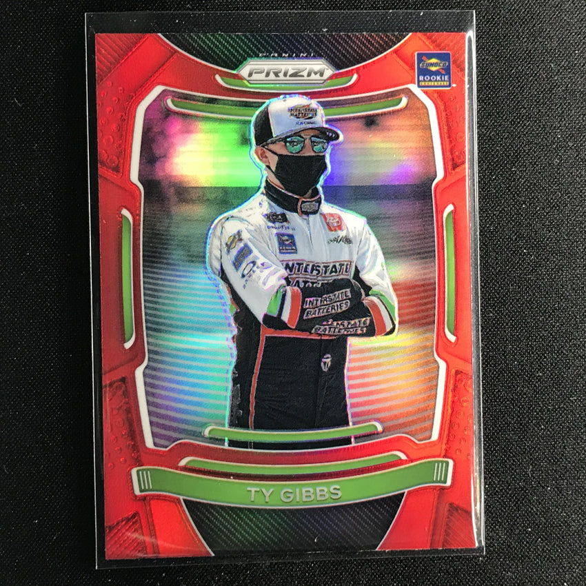 2021 Prizm Racing TY GIBBS Rookie Contender Red #59