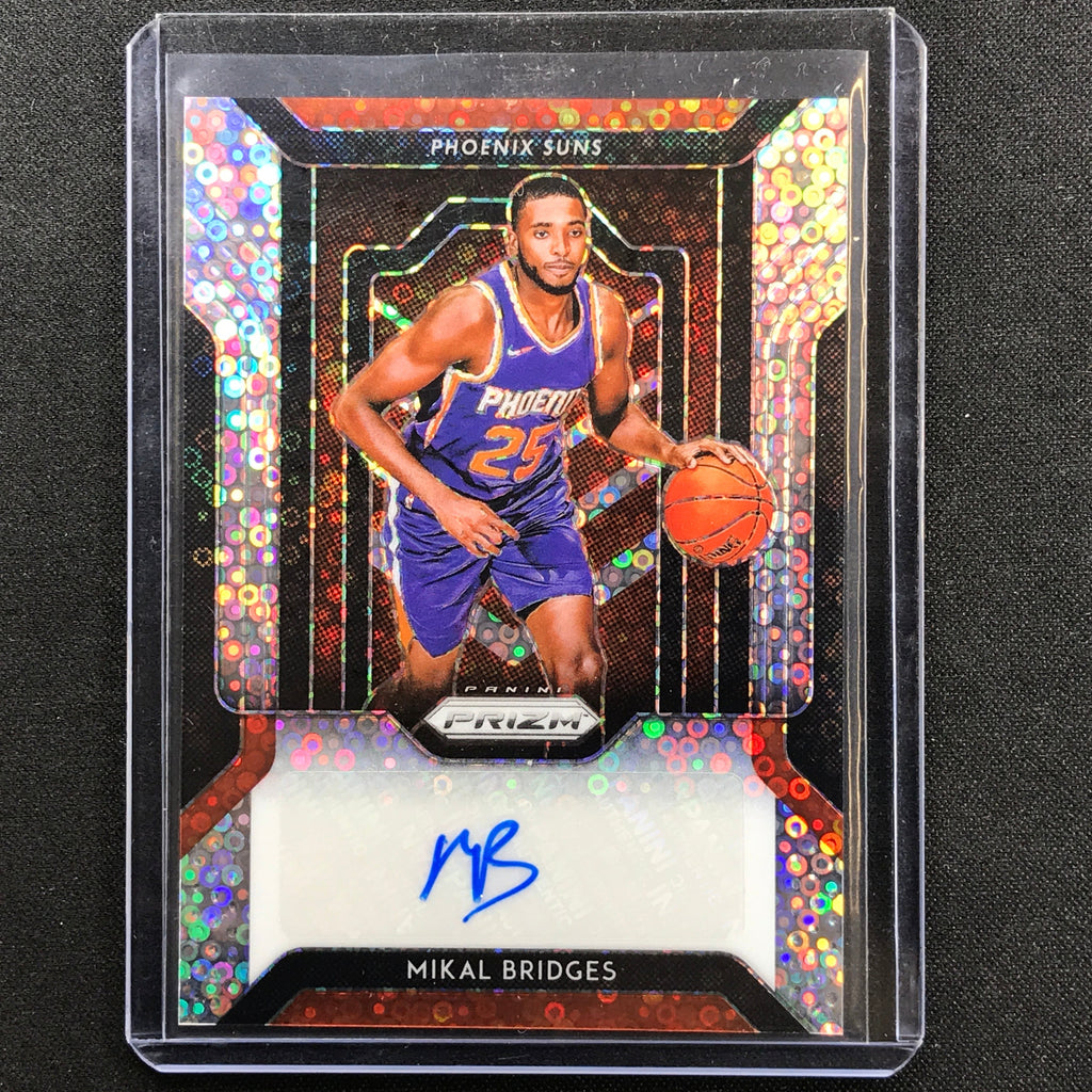 2018-19 Prizm MIKAL BRIDGES Rookie Fast Break Signatures Auto #MKB (A ...