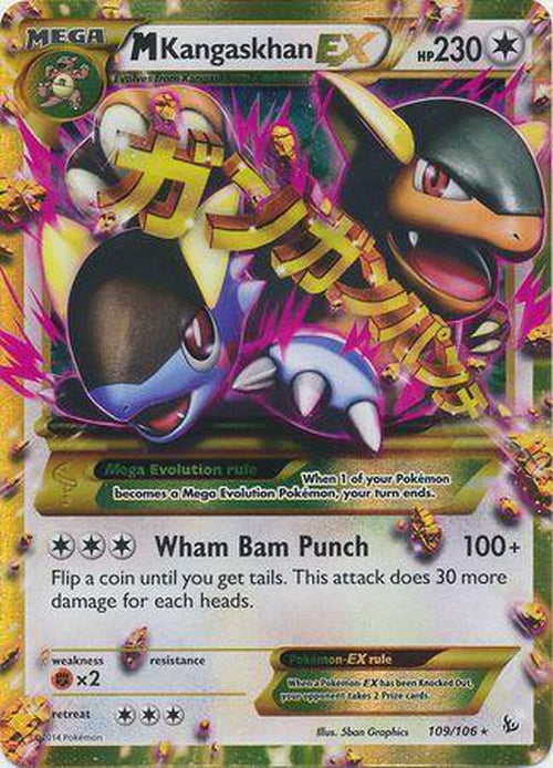 Mega M Kangaskhan EX - 109/106 - Secret Rare - Flashfire-Cherry Collectables