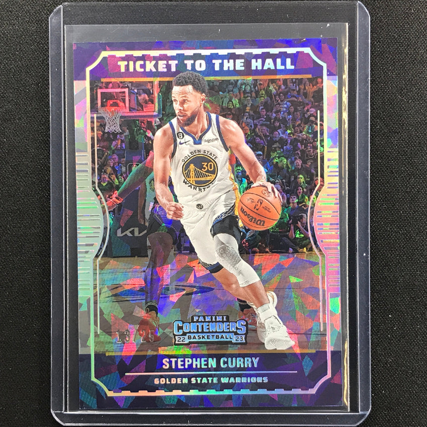 2022-23 Contenders Stephen Curry Ticket To The Hall Cracked Ice 13/25