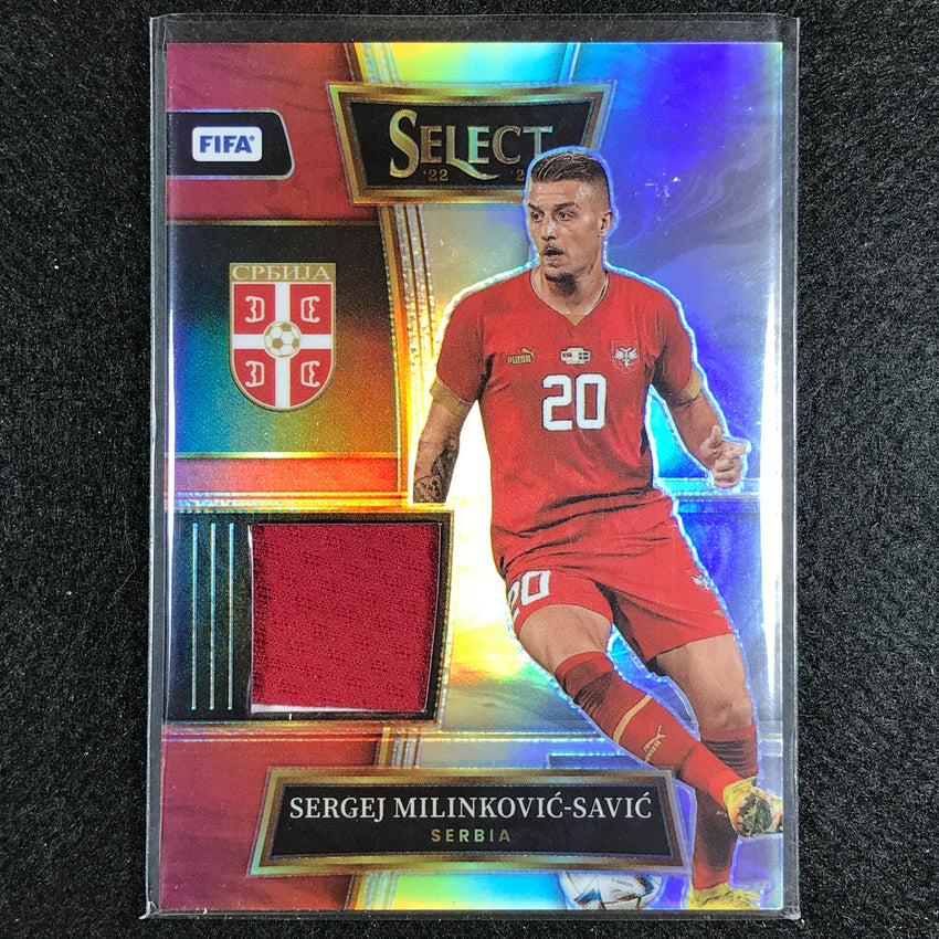 2022-23 Select Fifa Sergej Milinkovic-savic Swatches Jersey Relic Silver No Sms