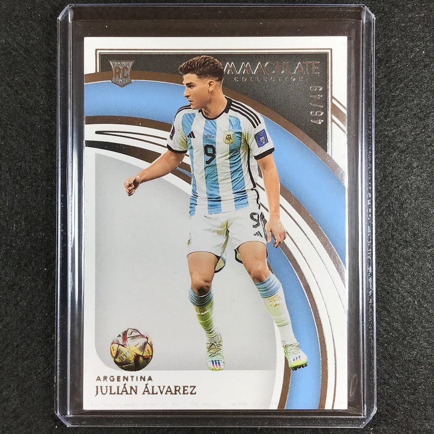 2022-23 Immaculate Julian Alvarez Rookie Base Silver 46/49