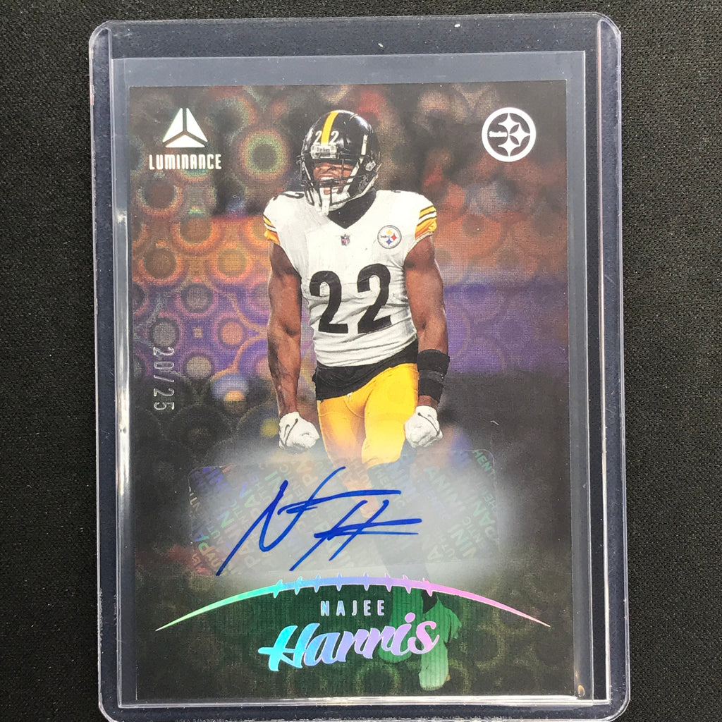 2023 Luminance Nfl Najee Harris Vertical Auto Groove Green 20/25 ...