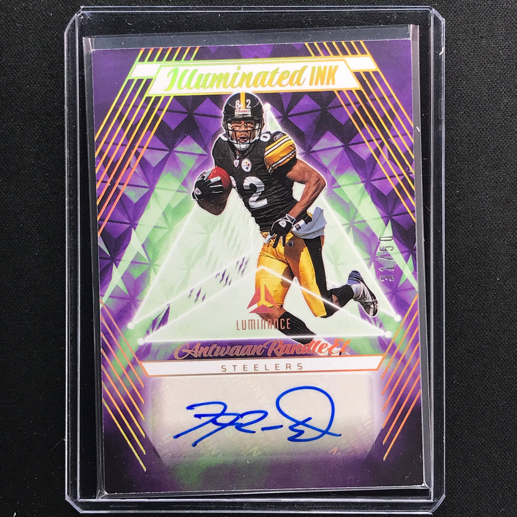 2023 Luminance Nfl Antwaan Randle El Illuminated Ink Auto Gold 31/50 ...