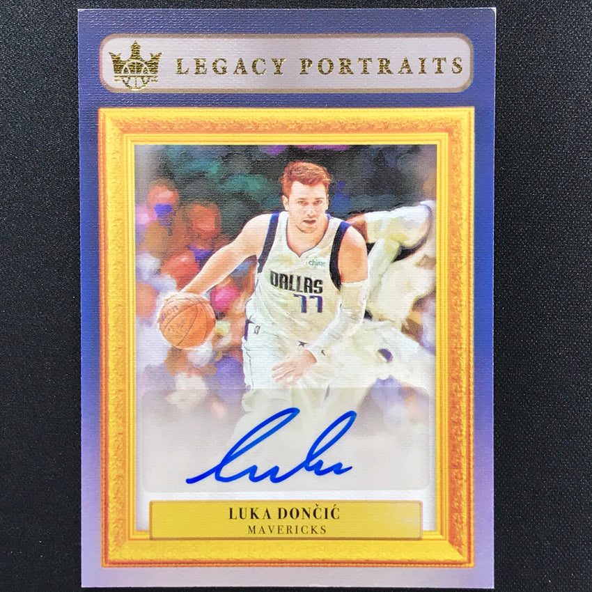 2021-22 Court Kings Luka Doncic Legacy Portrait Signatures Auto 77/99