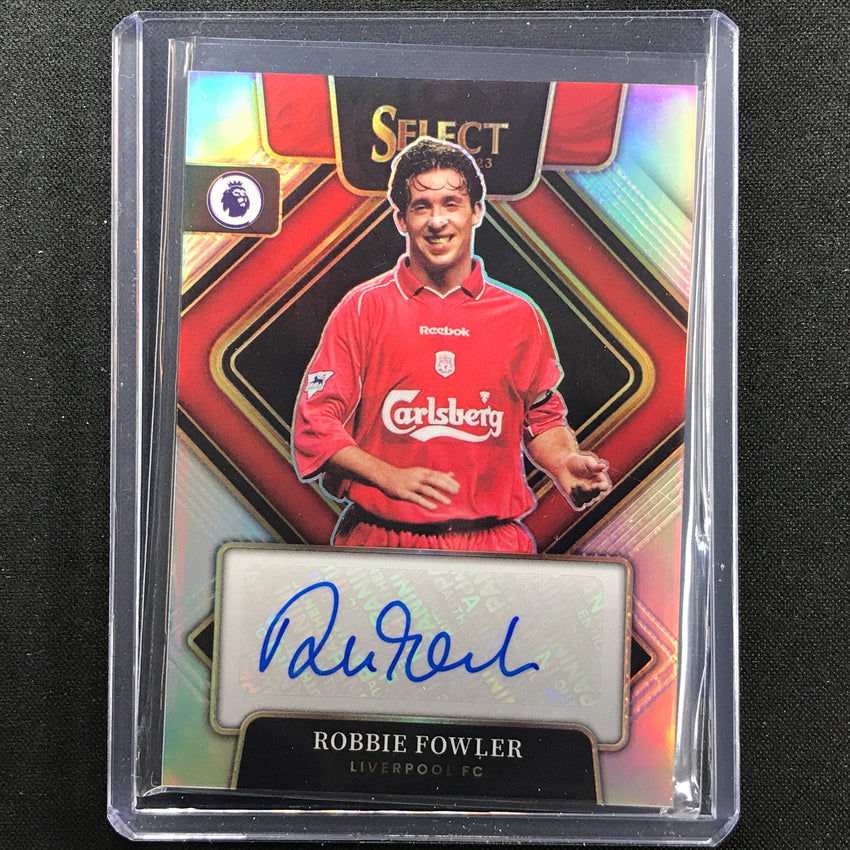 2022-23 Select EPL ROBBIE FOWLER Signatures Auto Silver Prizm #RFL