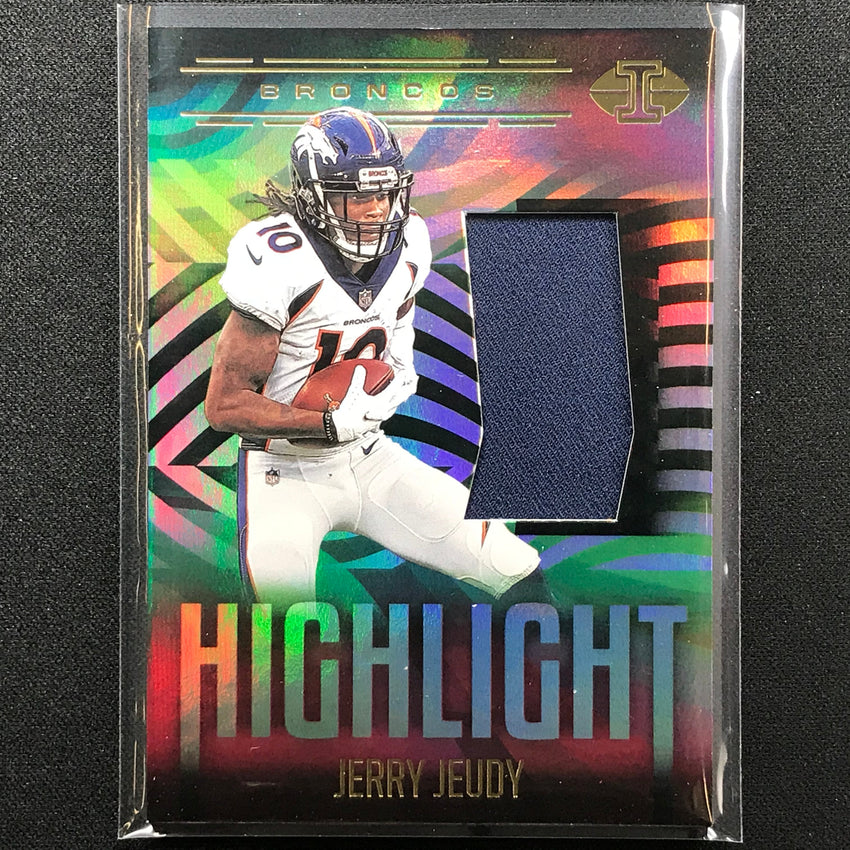 2021 Illusions JERRY JEUDY Highlight Swatches Jersey JEJ (B)