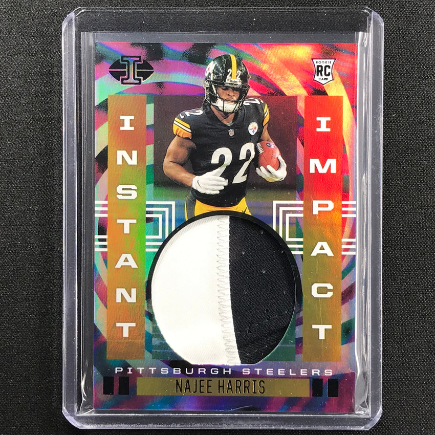 2021 Illusions NAJEE HARRIS Instant Impact Rookie Patch Black 46/50 ...