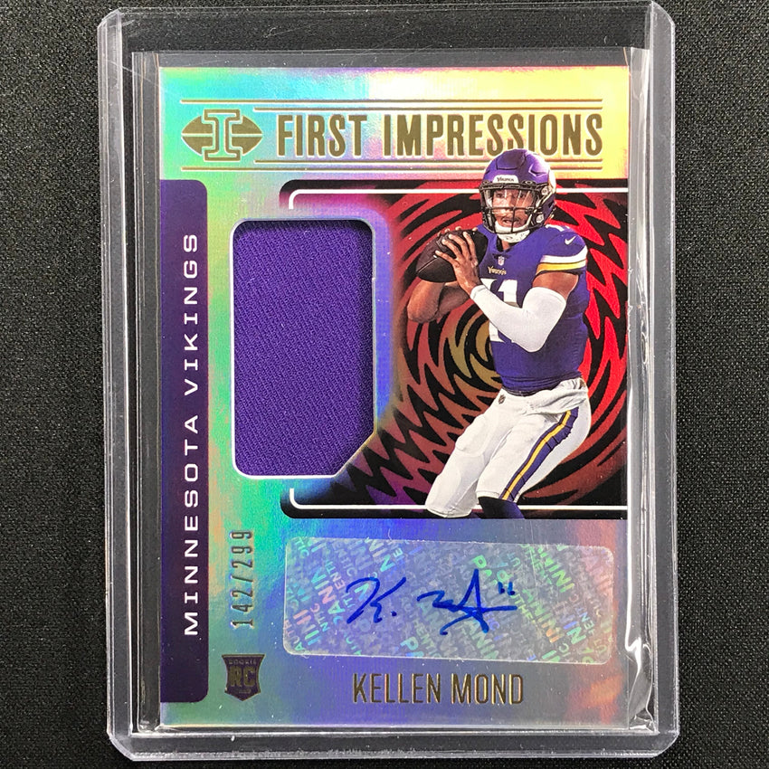 2021 Illusions KELLEN MOND First Impressions Rookie Jersey Auto 142/299