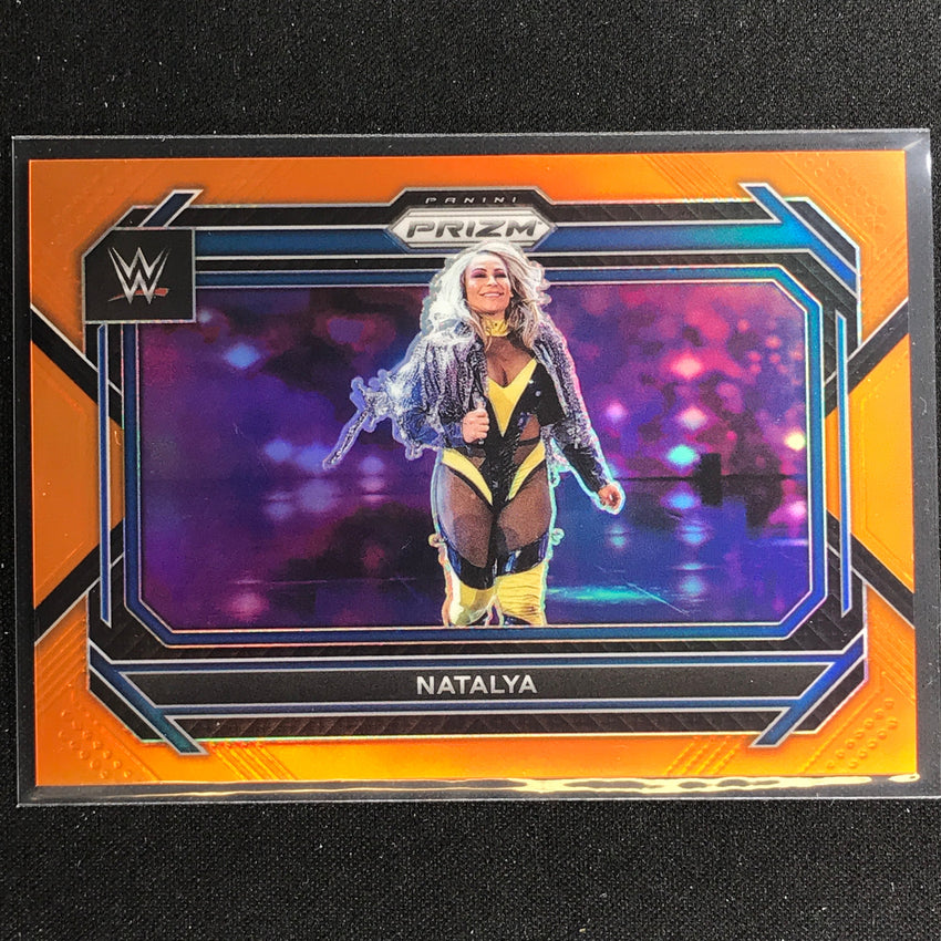 2023 Prizm WWE NATALYA Horizontal Orange 56/99 – Cherry Collectables