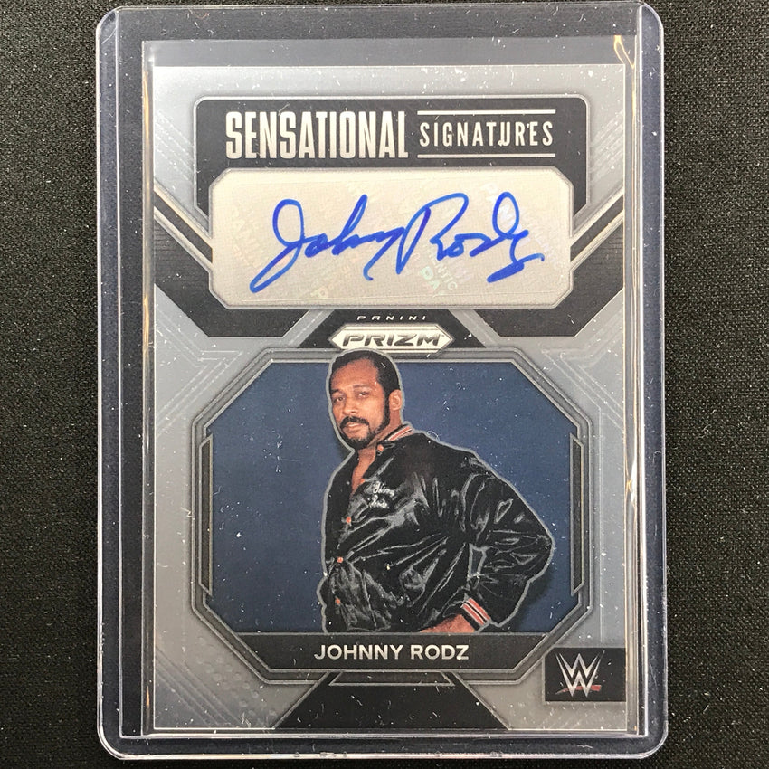 2023 Prizm Wwe Johnny Rodz Sensational Signatures Auto Base No Jrz