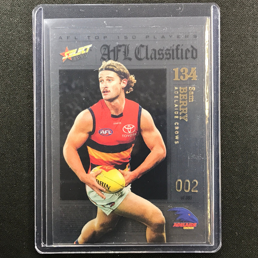 2023 Footy Stars Sam Berry Afl Classified No 134 002/365