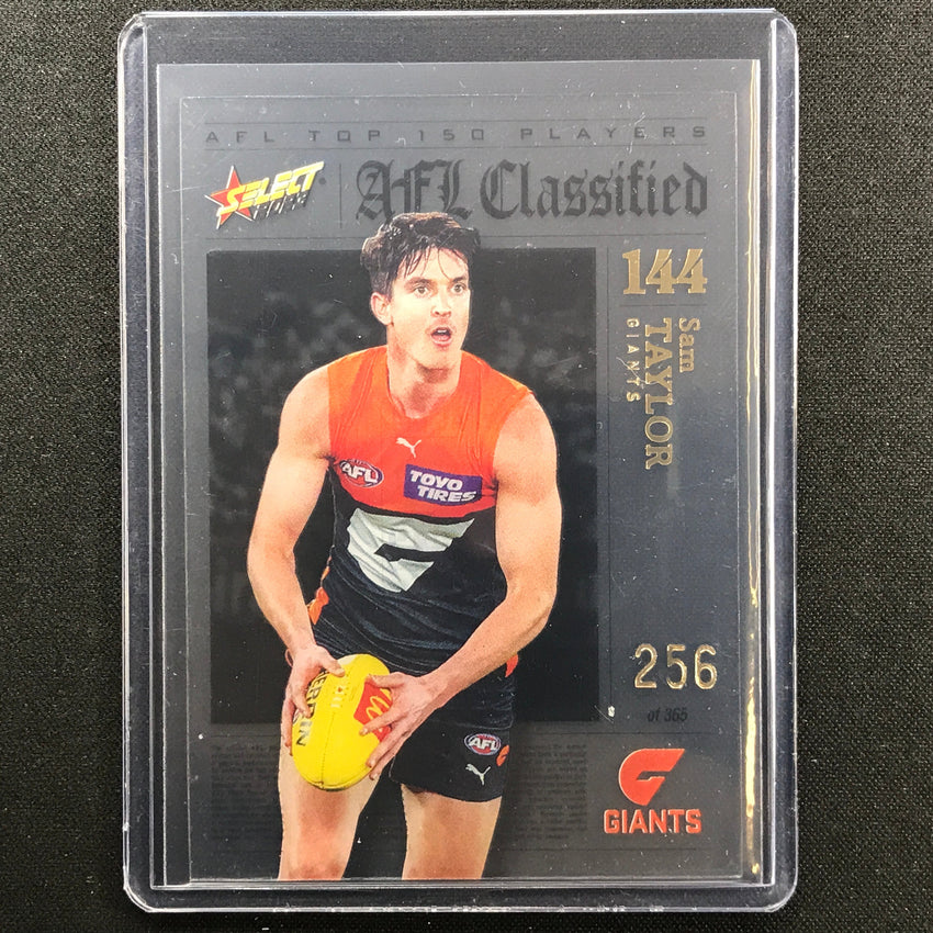 2023 Footy Stars Sam Taylor Afl Classified No 144 256/365