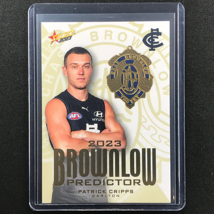 2023 Footy Stars PATRICK CRIPPS Brownlow Predictor Gold 106/260 ...