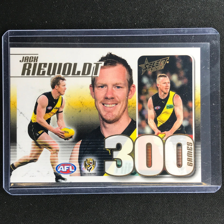 2023 Footy Stars Jack Riewoldt 300 Game Case Card No 169