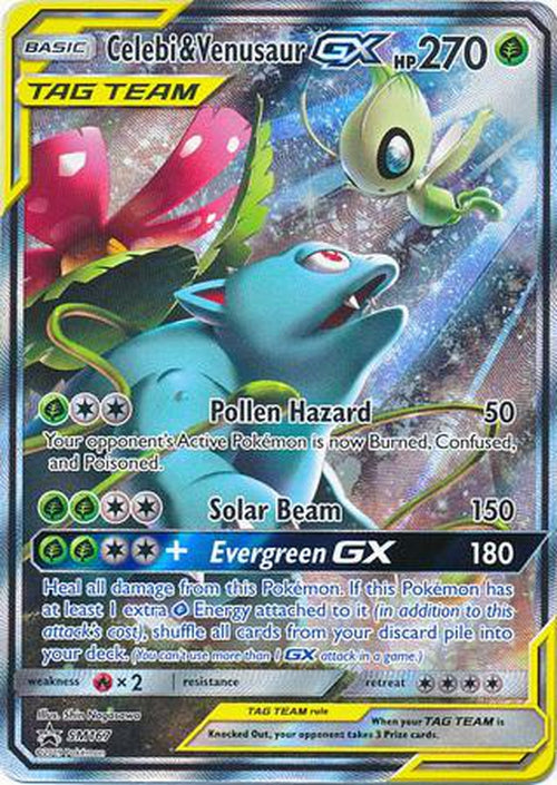 Celebi & Venusaur GX - SM167 - Ultra Rare-Cherry Collectables