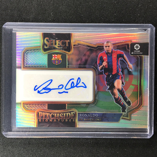 2022-23 Select La Liga Ronaldo Pitchside Signatures Auto Silver Prizm –  Cherry Collectables