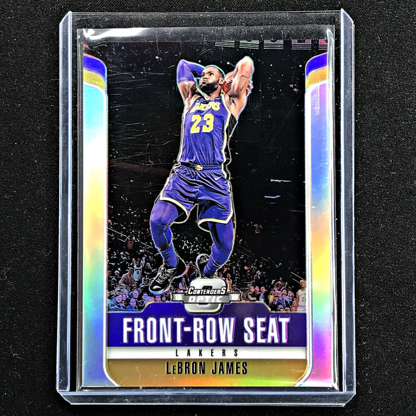 2018-19 Contenders Optic LEBRON JAMES Front Row Seat Silver Prizm #7