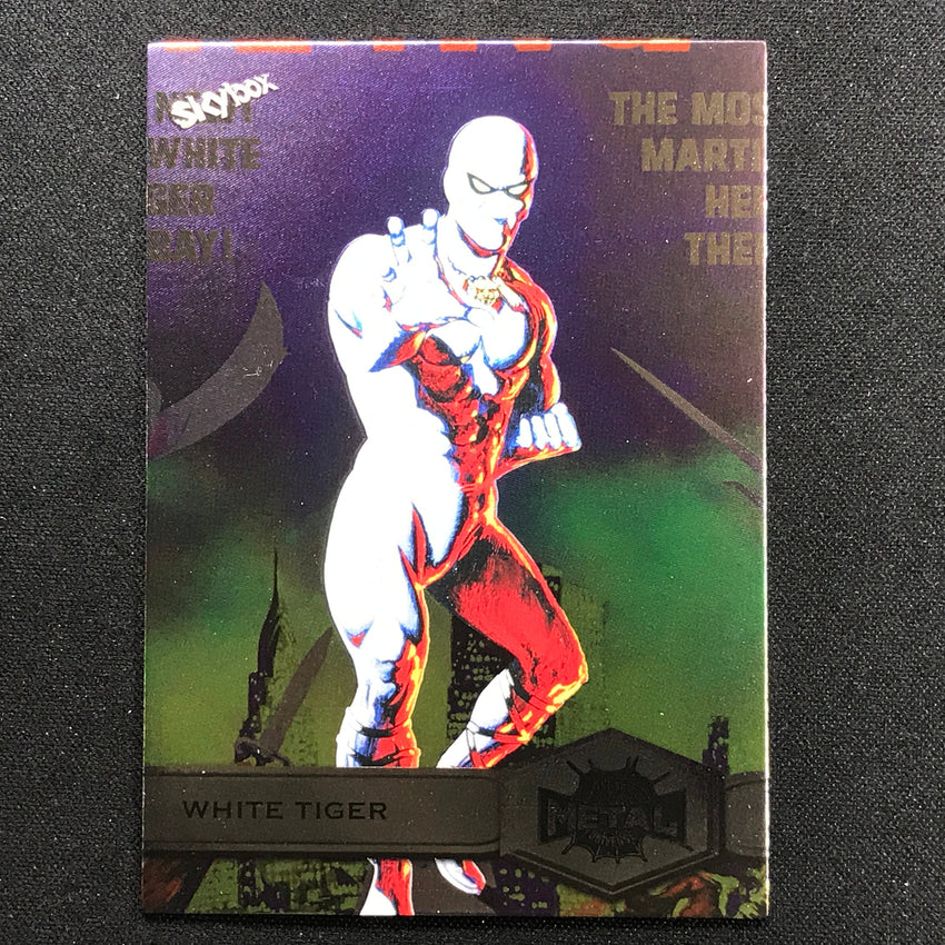 2021-2022 Marvel Spider-Man Metal Universe WHITE TIGER High Series Base #197