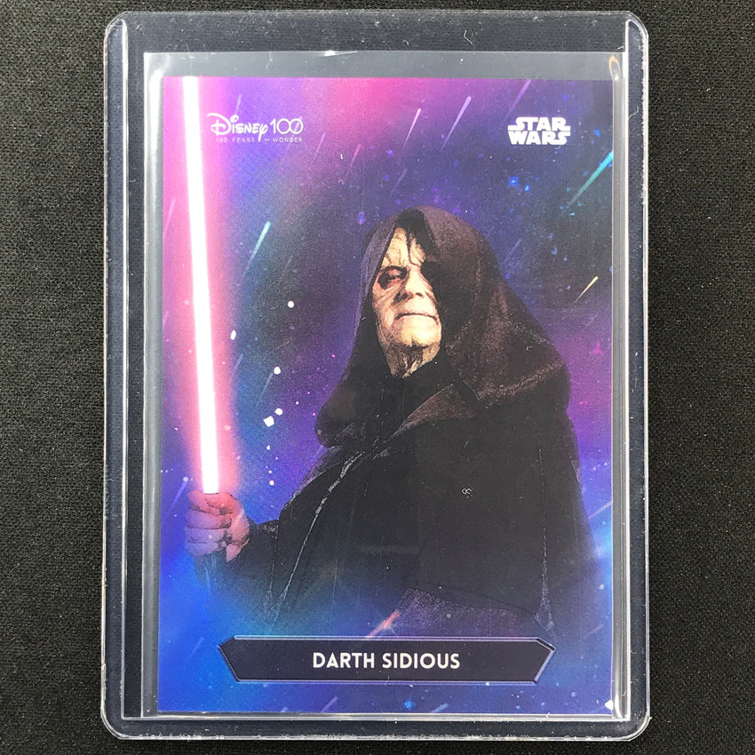 2023 Phantom Disney 100 Star Wars DARTH SIDIOUS Nebula Split 130/666 #3