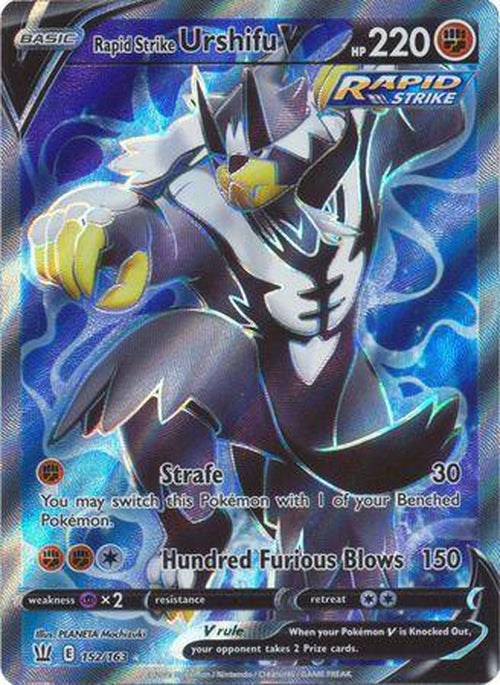 FULL ART Rapid Strike Urshifu V - 152/163 - Ultra Rare - Battle Styles-Cherry Collectables