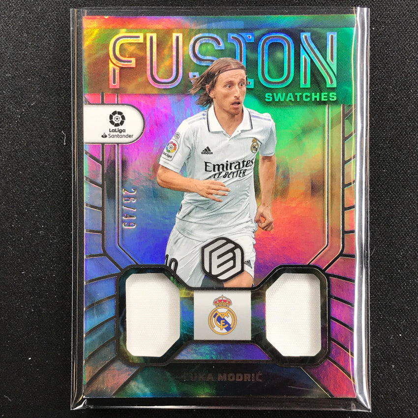 2022-23 Chronicles La Liga Luka Modric Elements Fusion Swatches Relic 26/49