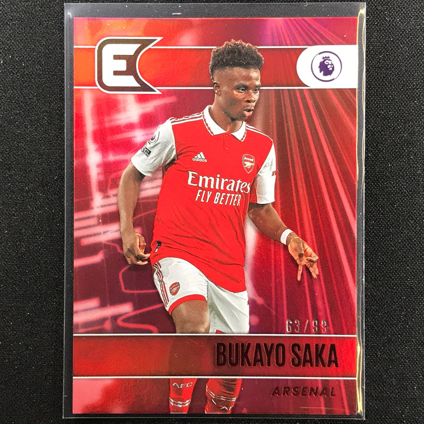 2022-23 Chronicles Epl Bukayo Saka Essentials Red 63/99 – Cherry ...