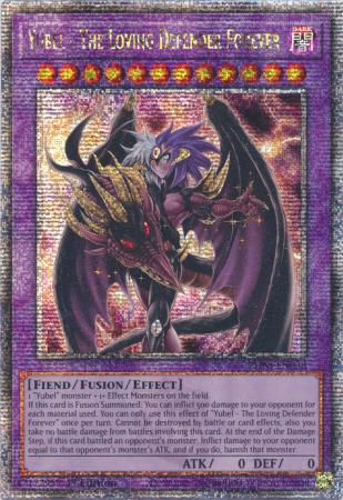 Yubel - The Loving Defender Forever - PHNI-EN038 - Quarter Century Secret Rare 1st Edition