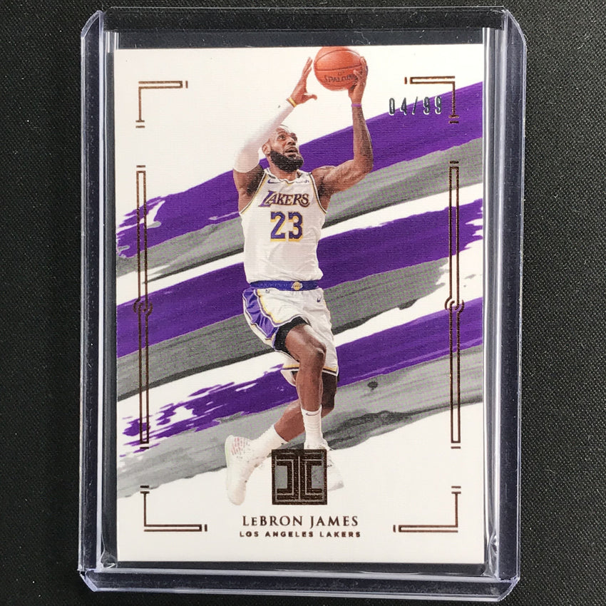 2020-21 Impeccable Lebron James Base Bronze 4/99