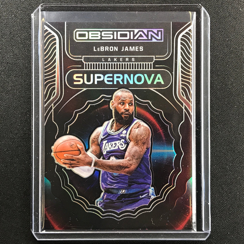 2021 22 Obsidian Lebron James Supernova 25 99 Cherry Collectables