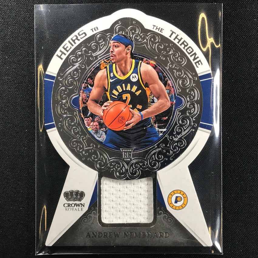 2022-23 Crown Royale Andrew Nembhard Heirs To The Throne Rookie Jersey No Anp