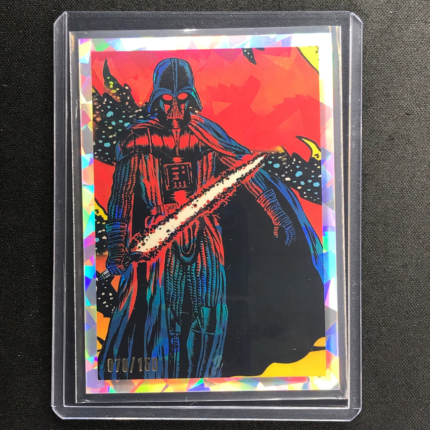 2023 Star Wars Galaxy Chrome Darth Vader Vaders Bounty Hunters Atomic 78/150