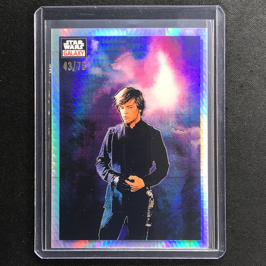 2023 Star Wars Galaxy Chrome Future Of The Jedi Base Prism 43/75 No 34