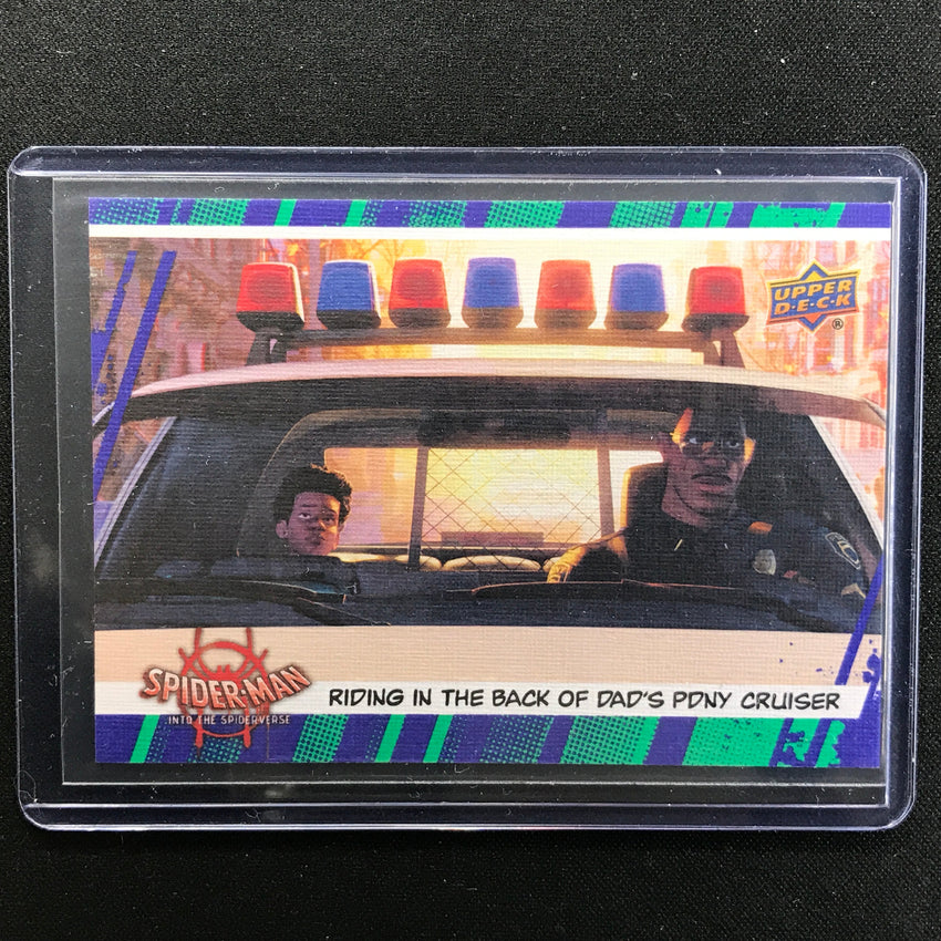 2022 Spider-Man Into The Spider-Verse RIDING IN THE BACK OF CRUISER Canvas SP #3