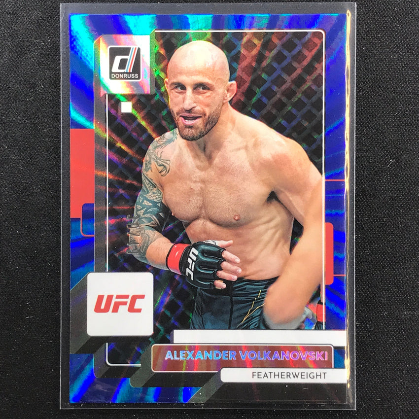 2023 Donruss Ufc Alexander Volkanovski Holo Blue Laser 30/49