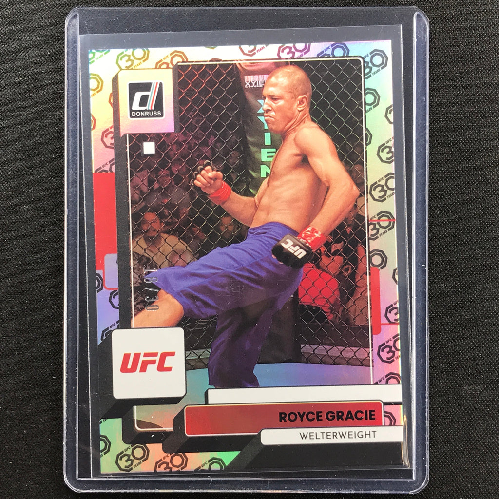 2023 Donruss Ufc Royce Gracie Holo 30th Anniversary 18/30 – Cherry ...