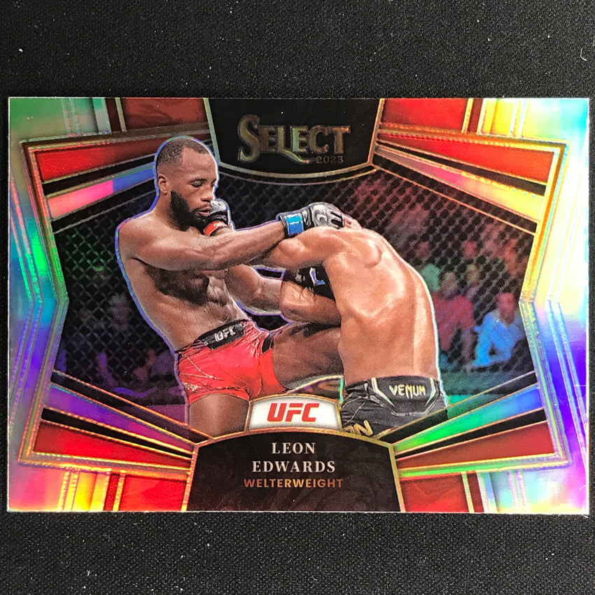 2023 Select UFC LEON EDWARDS Snapshots Silver Prizm #14 – Cherry ...